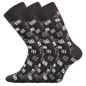 Ponožky LONKA Woodoo 08/cubes 3 páry 43-46 117685