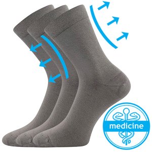 Ponožky LONKA Drmedik grey 3 páry 35-38 119254