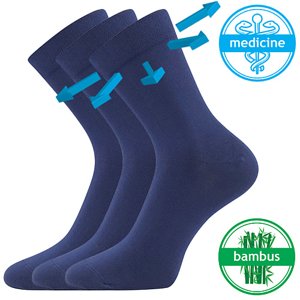 LONKA ponožky Drbambik tmavomodré 3 páry 35-38 119277