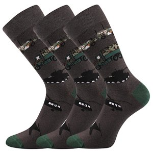 Ponožky LONKA Depate army 3 páry 43-46 119567