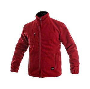 CXS OTAWA Pánska fleecová bunda červená S 124000125092
