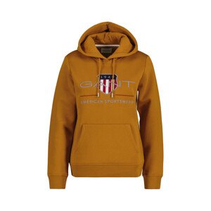 MIKINA GANT REL ARCHIVE SHIELD HOODIE hnedá L