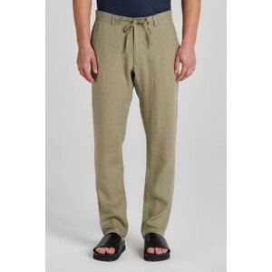 NOHAVICE GANT RELAXED LINEN DS PANTS hnedá XL
