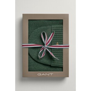 ČAPICA GANT D1. BEANIE SCARF GIFT BOX zelená L/XL