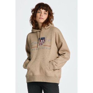 MIKINA GANT REL ARCHIVE SHIELD HOODIE hnedá XS