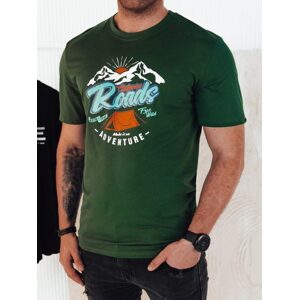 Zelené tričko s trendy potlačou
