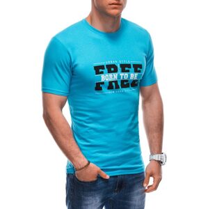 Tyrkysové tričko s nápisom FREE S1924