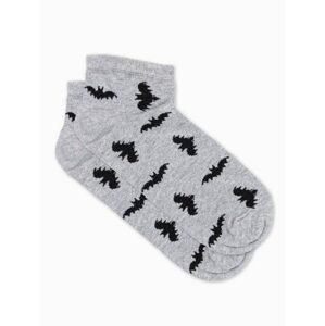 Veselé šedé ponožky U177