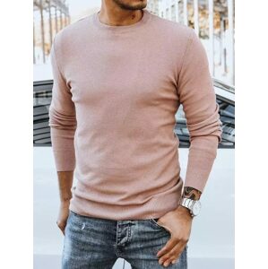 Elegantný sveter v ružovej farbe