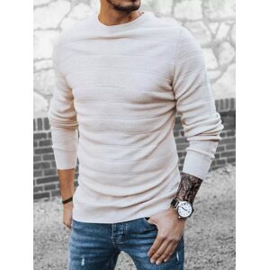 Atraktívny sveter v béžovej farbe