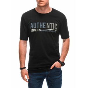Autentické čierne tričko s nápisom S1869