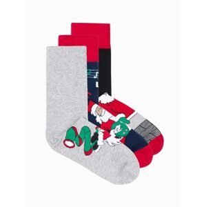 Mix pánskych vianočných ponožiek U428 (3 ks)