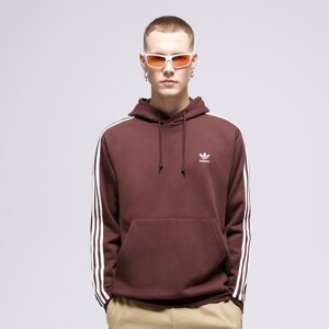 Adidas S Kapucňou 3-Stripes Hoody Hnedá EUR XL