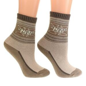 Termo hnedé ponožky NILLS