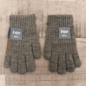 Detské sivé rukavice FINEAS