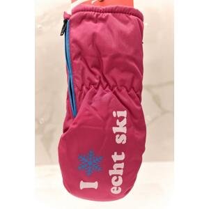 Detské ružové bezpalcové rukavice ECHT SKI XS-S-M