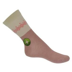 Ružovo-biele ponožky LINS