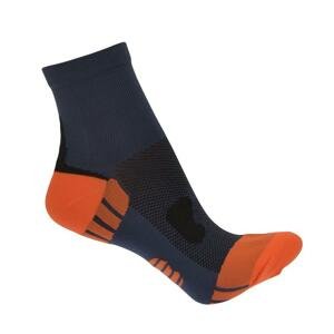 Modro-oranžové ponožky SPORTY