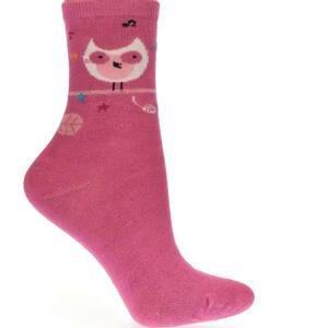 Detské ružové ponožky KITT