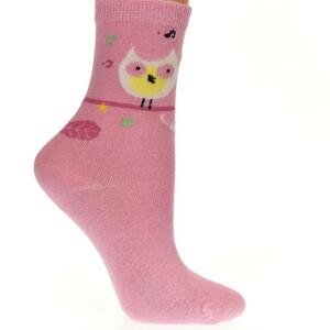 Detské svetlo-ružové ponožky KITT