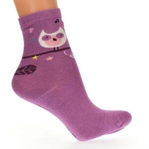 Detské fialové ponožky KITT