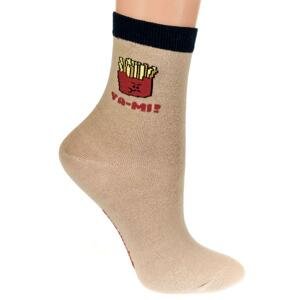 Detské béžové ponožky YA-MI