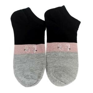Čierno-sivé ponožky NAVA