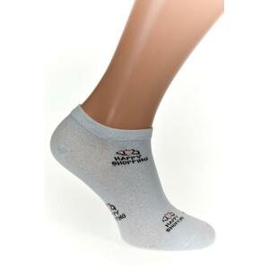 Svetlo-modré ponožky SHOPPING