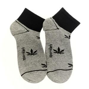 Sivé ponožky SPORTDARK