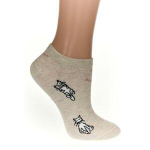 Detské béžové ponožky CATY