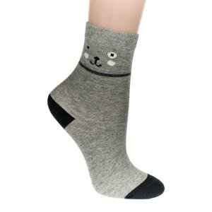 Detské svetlo-sivé ponožky BURO