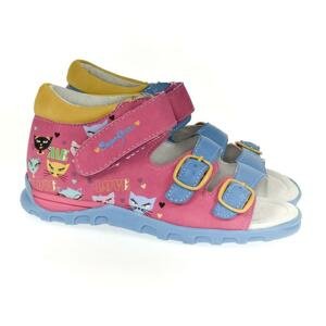 Detské ružové sandále LOVE ME