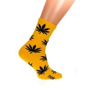 Pánske žlté ponožky DENY
