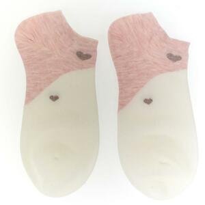 Dámske ružovo-biele ponožky KAINA