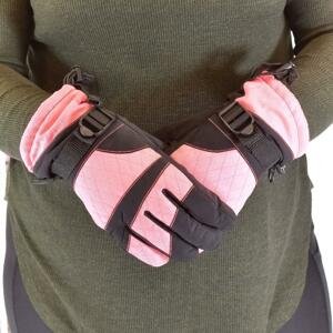 Dámske ružové rukavice WINTER