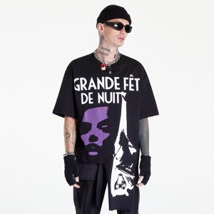 Raf Simons Oversized T-Shirt Cut Out Grand Fete De Nuit Black