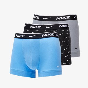 Nike Dri-FIT Trunk 3-Pack Swoosh Print/ Grey/ University Blue
