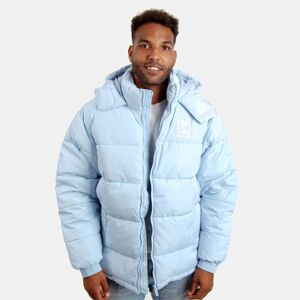 Karl Kani OG Hooded Puffer Jacket light blue - XL