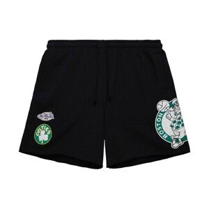 Mitchell & Ness shorts Boston Celtics Postgame Fleece Shorts Vintage Logo black - L