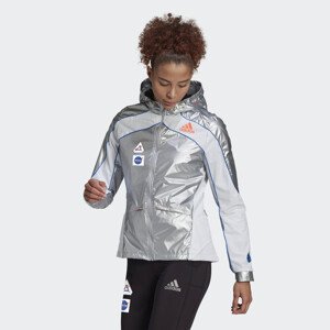 Dámska bunda Adidas Woman Marathon Space Race Jacket Silver - L