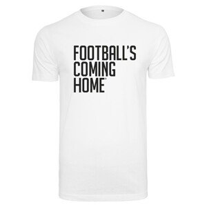 Mr. Tee Footballs Coming Home Logo Tee white - L
