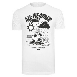 Mr. Tee Footballs Coming Home All Weather Sports Tee white - L