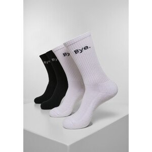 Mr. Tee HI - Bye Socks 4-Pack black/white - 43–46