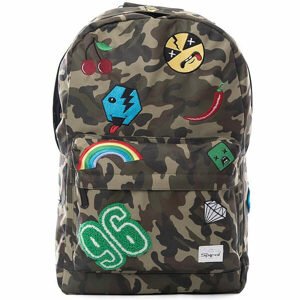 Spiral Camo Jungle Patch Backpack Bag - UNI