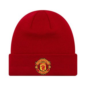 Detská zimná čapica New Era Manchester United FC Youth Red Cuff Knit Beanie - Child