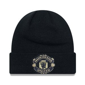 Zimná čapica New Era Manchester United Black Gold Cuff Beanie - UNI