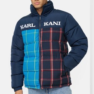 Zimná bunda Karl kani OG Flannel Block Puffer Jacket multicolor - L