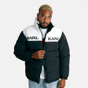 Zimná bunda Karl Kani Retro Block Puffer Jacket black/white - 2XL