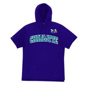 Sweatshirt Mitchell & Ness Charlotte Hornets Gameday S/S FT Hoody purple - XL