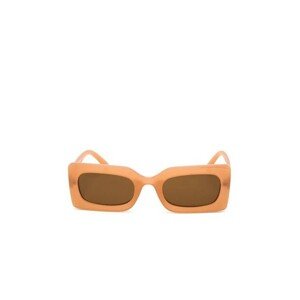 Jeepers Peepers Rectangle Chunky Style In Peach Sunglasses - UNI